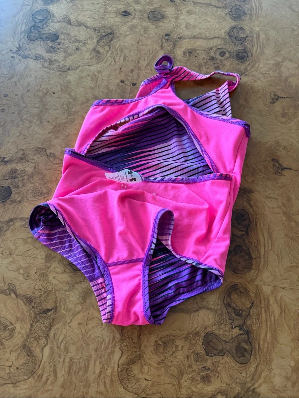 Under Armour Jetset One Piece Swimsuit Girls Size 10